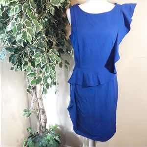 4/$25 - NWT Calvin Klein Deep Blue Dress Size 12